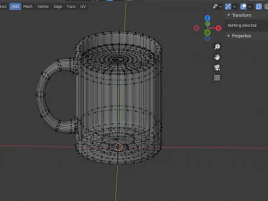 Model cup 3D Model