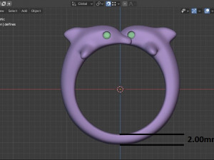 Dolphin ring Modelo de Impressão 3D