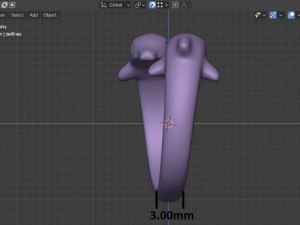 Dolphin ring 3D-Druckmodell