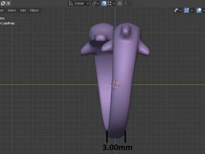 Dolphin ring 3D Print Model