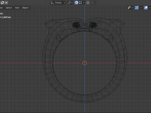 Dolphin ring 3D-Druckmodell