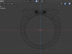 Dolphin ring 3D Print Model