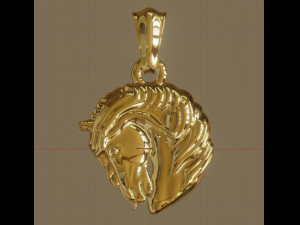 Pendant Horse V2 Model do druku 3D