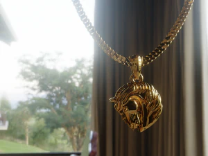 Pendant Horse V2 3D Print Model