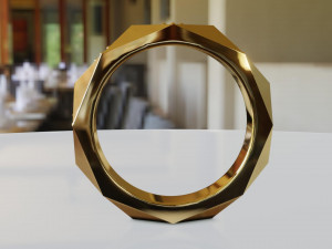 Ring Cortes Dama 01 3D 프린트 모델