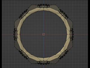 Ring Cortes Dama 01 3D 프린트 모델