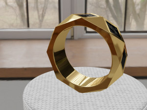Ring Cortes Caballero 01 3D Print Model