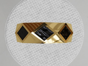 Ring Cortes Caballero 01 3D Print Model