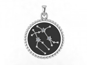 Pendant Geminis Modelo de impresión 3D