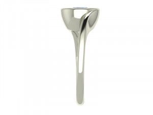 Ring Solitario Bezel Modelo de impresión 3D