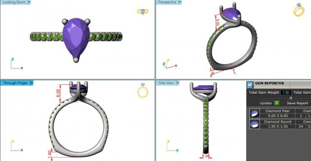 Ring Europa 01 Modèles 3D en vedette .c4d .max .obj .3ds .fbx .stl .blend 