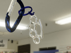 Knuckles Amulet 3D Print Model