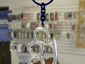 Knuckles Amulet 3D Print Model