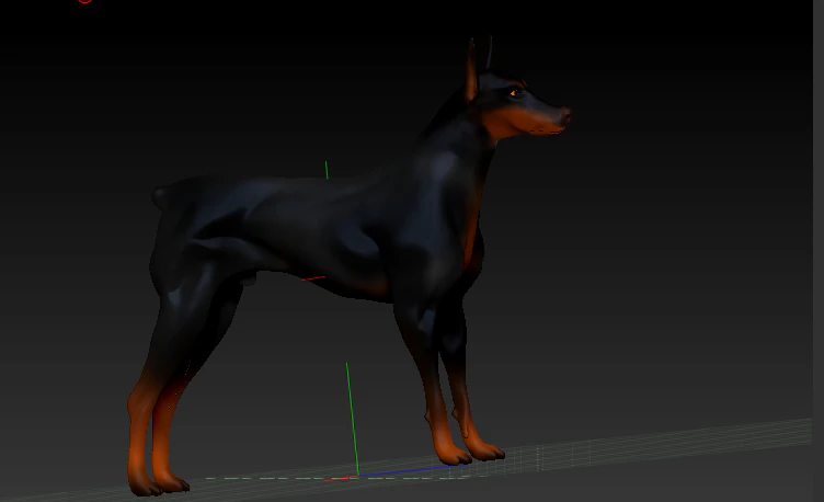 dobermanrookie 3D Model .c4d .max .obj .3ds .fbx .stl .blend 