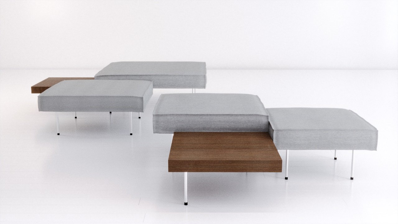 Upland By Living Divani 3d Model In Living Room 3dexport