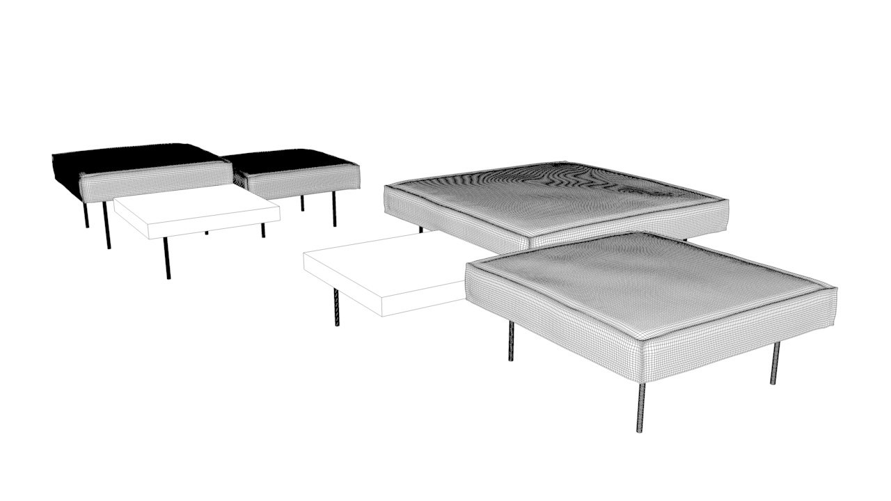 Upland By Living Divani 3d Model In Living Room 3dexport