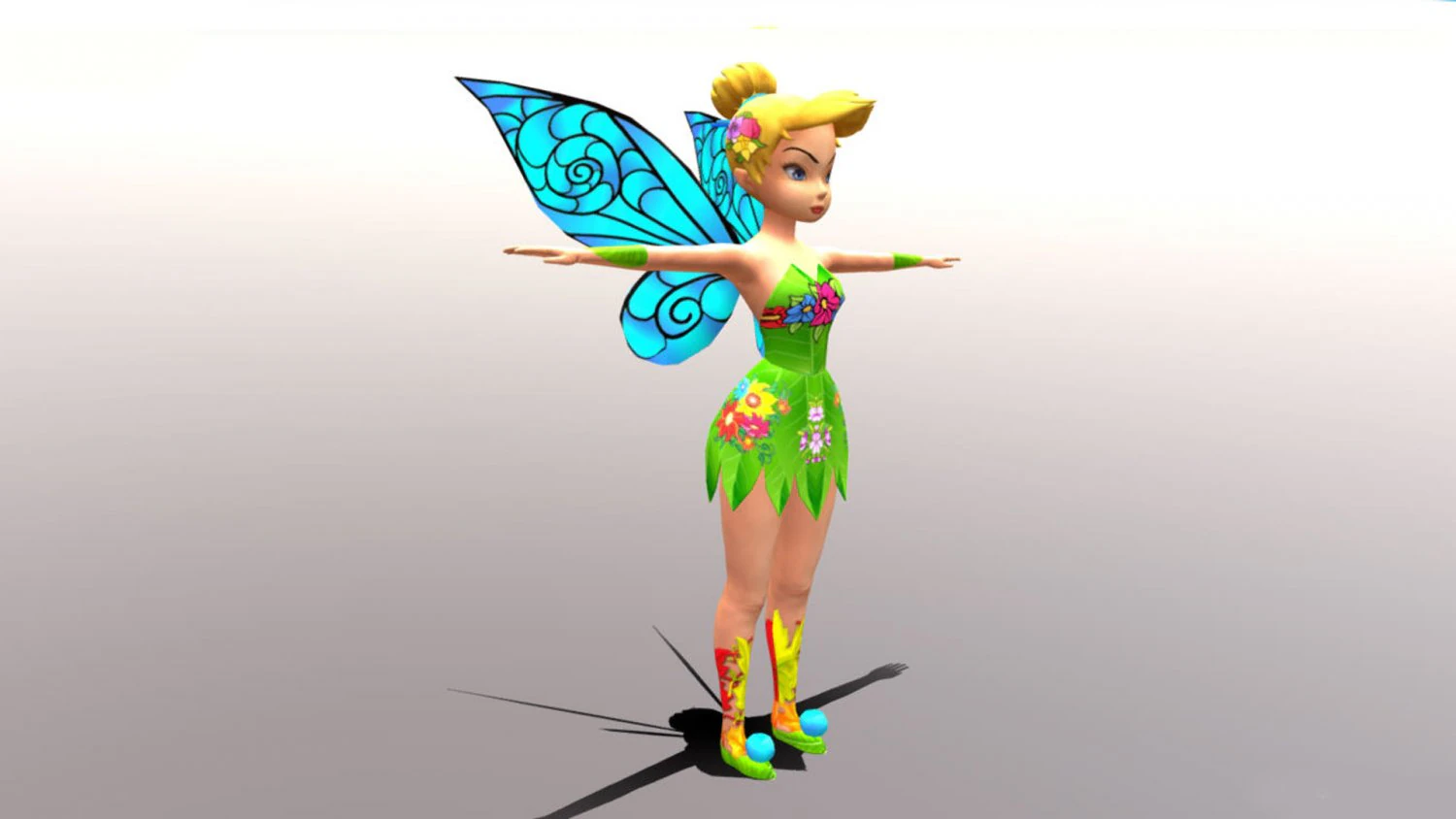 Tinker Bell 3D Model .c4d .max .obj .3ds .fbx .stl .blend