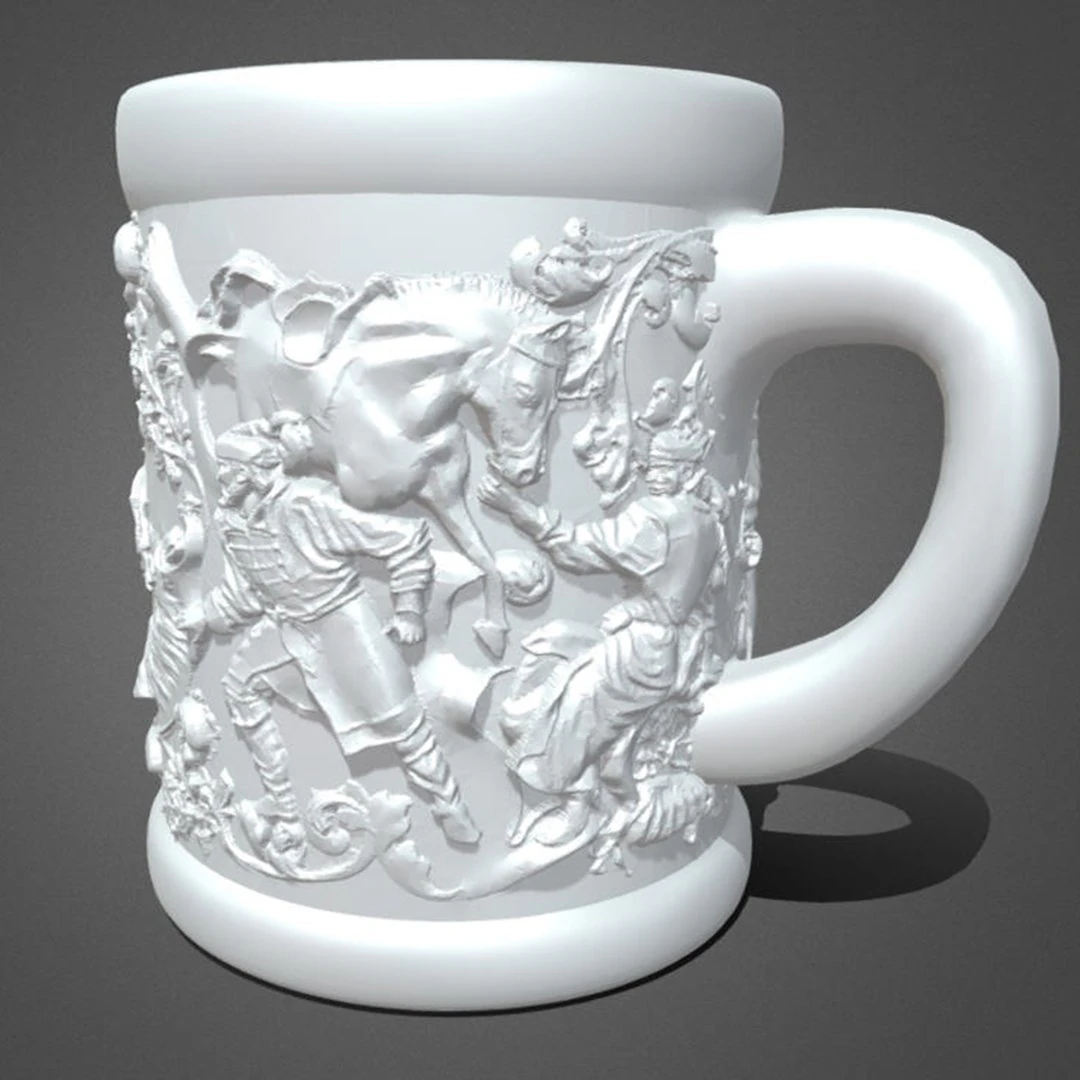 Mug Ddesign1 3D Model .c4d .max .obj .3ds .fbx .stl .blend 