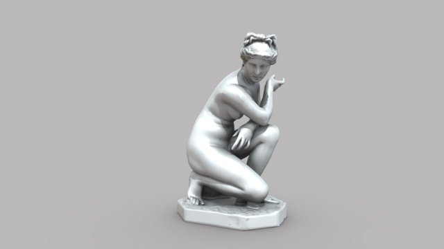 Greek woman statue 3D मॉडल .c4d .max .obj .3ds .fbx .stl .blend 