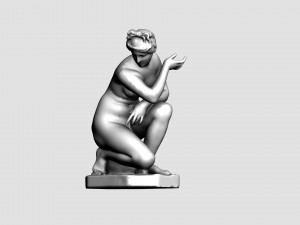 Greek woman statue 3D मॉडल