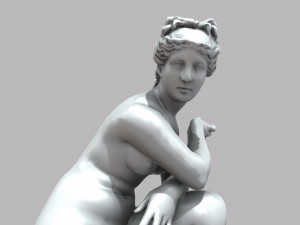 Greek woman statue 3D मॉडल