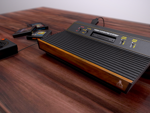 atari 2600 4-switch low-poly 3D Model