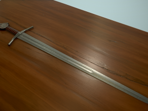 accolade sword of the knights templar 3D Model