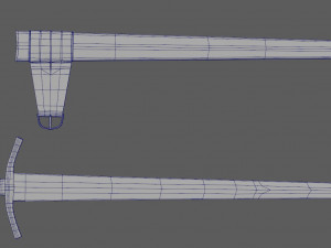 accolade sword of the knights templar 3D Model
