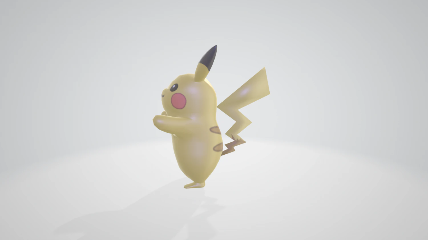 pikachu 3D Model .c4d .max .obj .3ds .fbx .stl .blend 