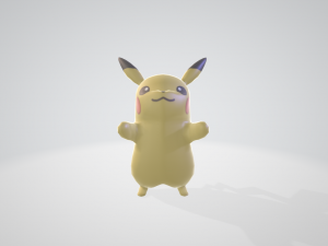 pikachu 3Dモデル