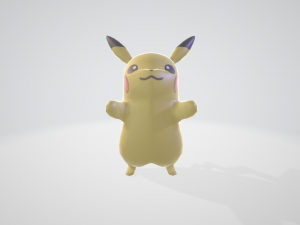 pikachu 3Dモデル