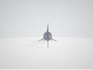 3d great white shark 3D Model