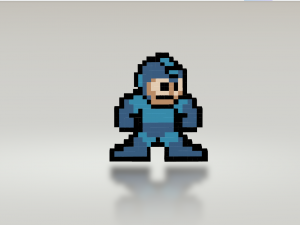 megaman pixelpals 3D 모델