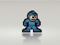 Megaman PixelPals 3D Model