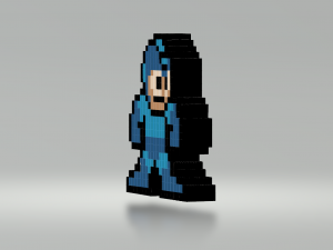 megaman pixelpals 3D 모델