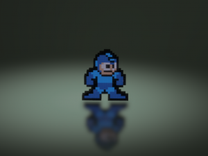 megaman pixelpals 3D 모델