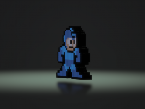 megaman pixelpals 3D 모델