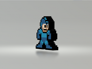megaman pixelpals 3D 모델