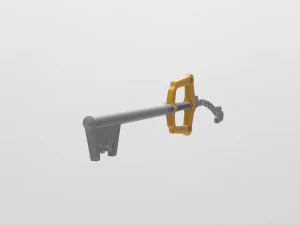 - key sword 1 2 3D Model