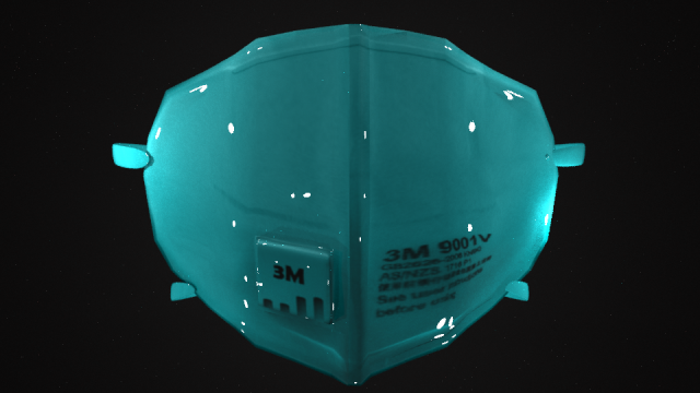 surgical mask - n95 medical face mask modelo 3d 2x1 3D Модель .c4d .max .obj .3ds .fbx .stl .blend 