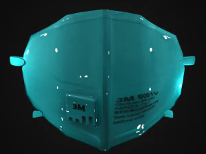 maschera chirurgica - maschera medica n95 modello 3d 2x1 Modello 3D