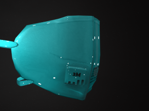 surgical mask - n95 medical face mask modelo 3d 2x1 3D Модель
