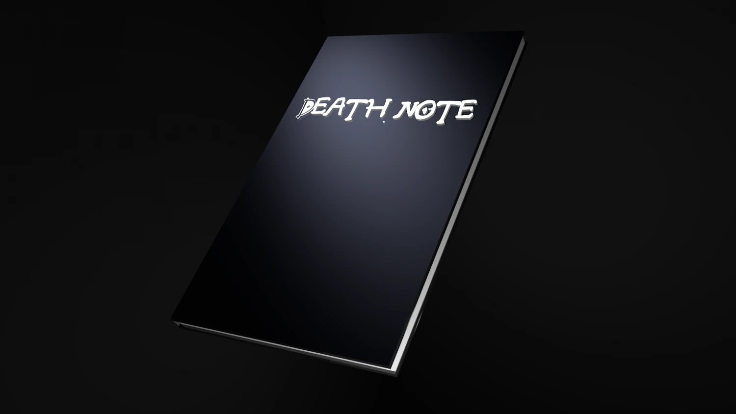 notebook a notebook from the anime 3D Model .c4d .max .obj .3ds .fbx .stl .blend