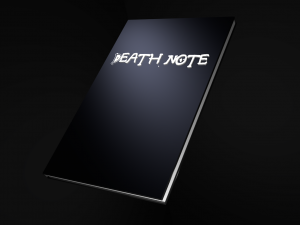 notebook a notebook from the anime Modelo 3D