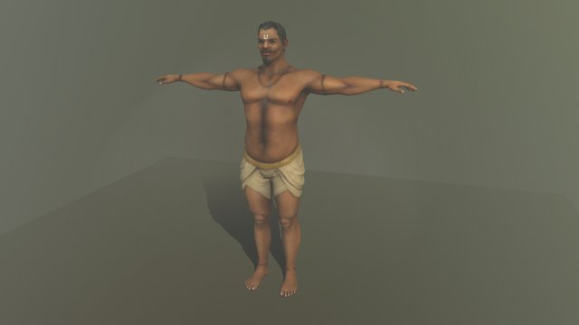 servant Modello 3D .c4d .max .obj .3ds .fbx .stl .blend 