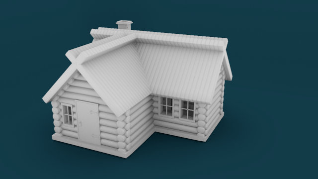 hut Modello 3D .c4d .max .obj .3ds .fbx .stl .blend 