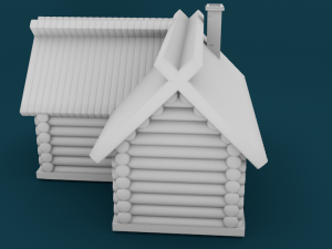 hut Modello 3D