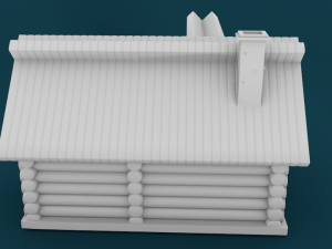 hut Modello 3D