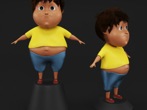 kids-sculptures 01 3D Модель