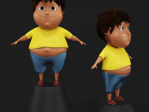 kids-sculptures 01 3D Model